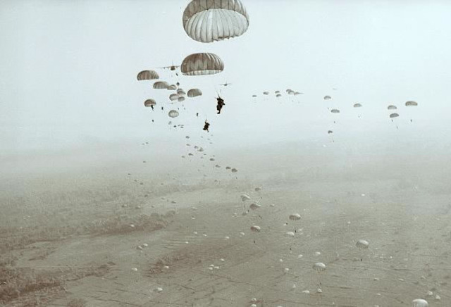 Parachuting in Saigon