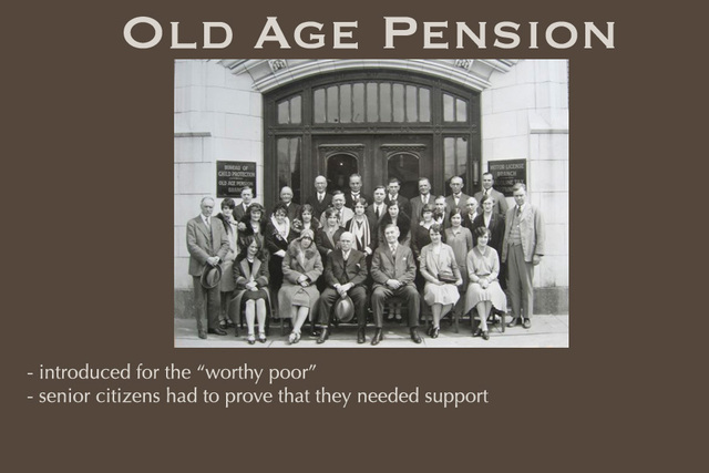 Old - age Pension Introduced
