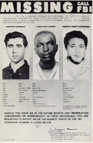 Civil Rights Workers Abducted by KKK