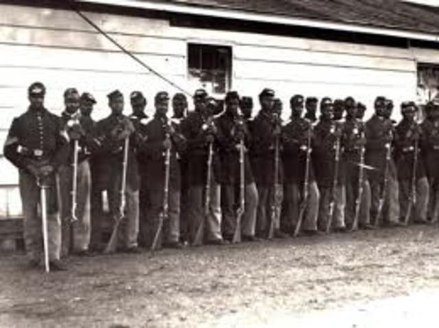 President Abraham Lincoln Allows Blacks to Join the Military