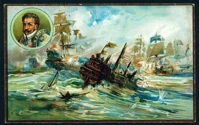 Phillip II sends an armada to invade England