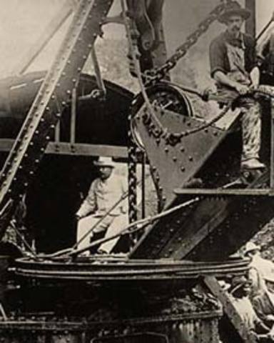 Roosevelt Instructs the building of the Panama Canal