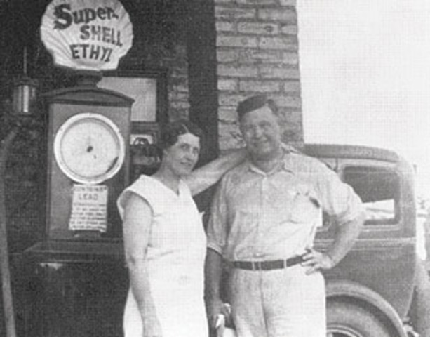 Harland's father dies