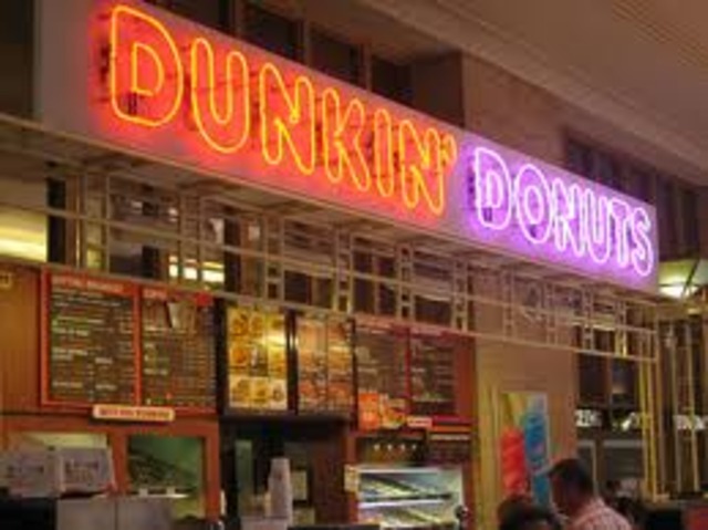 100 Dunkin' Donuts shops