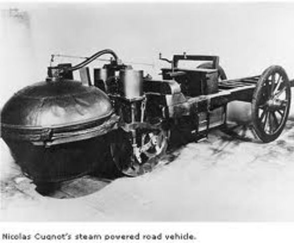 first self-propelled car built