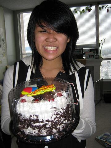 My friends made me a surprise party.