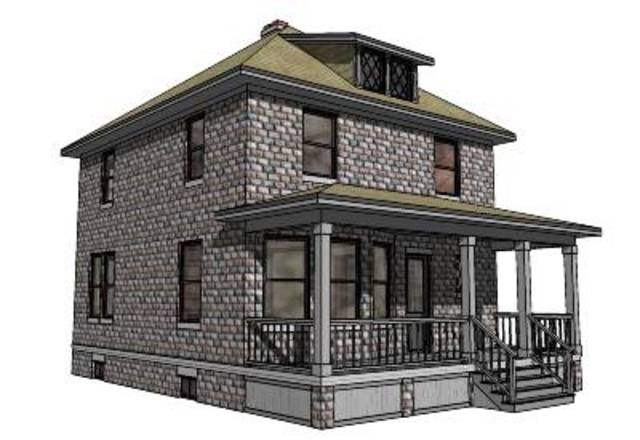 Replica of her house was made