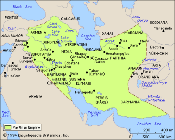 End of Parthian Empire