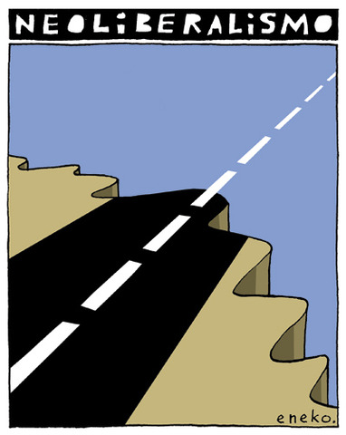 El neoliberalismo empieza su auge mundial.