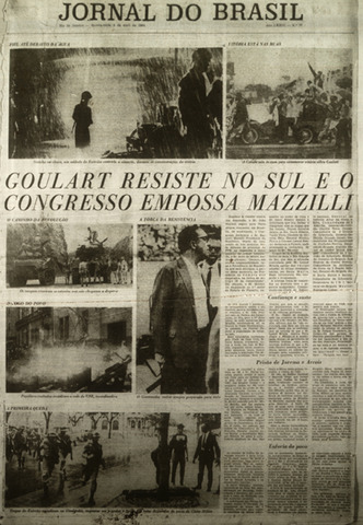 Inicia el golpe de estado en Brasil contra el presidente de iaquierda Joao Goulart.