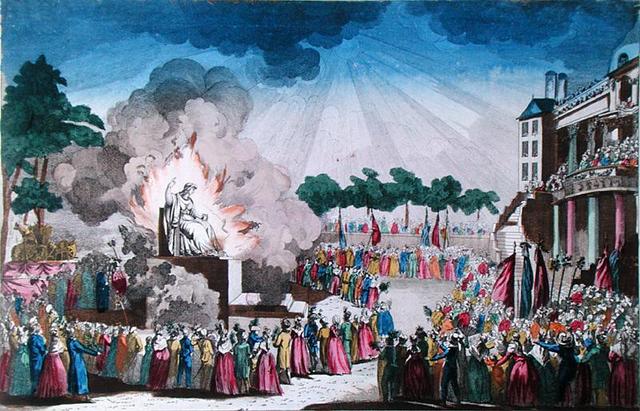 Cult of the Supreme Being is established in France