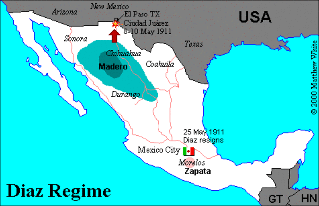 Start of Mexican Revolution