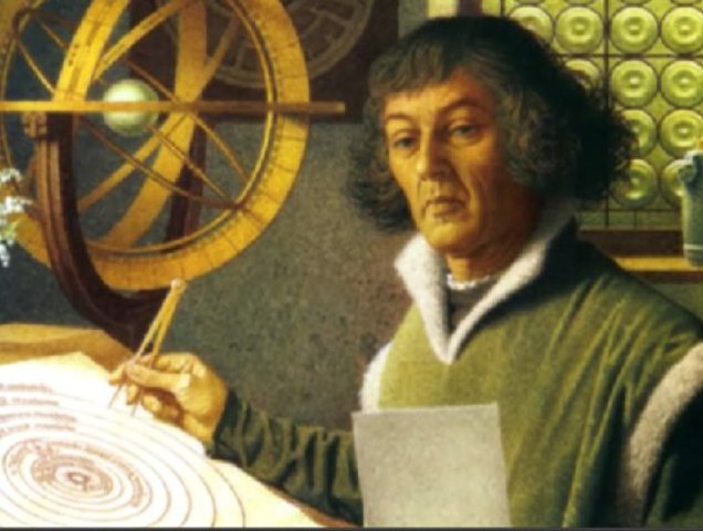 Copernicus presents the Heliocentric Theory