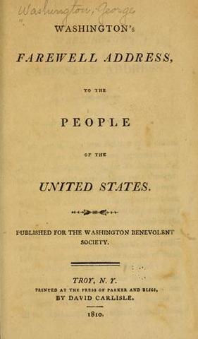Washington's farewell address