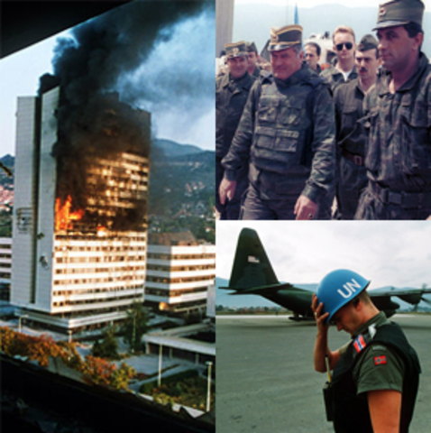 Civil War begins in Bosnia