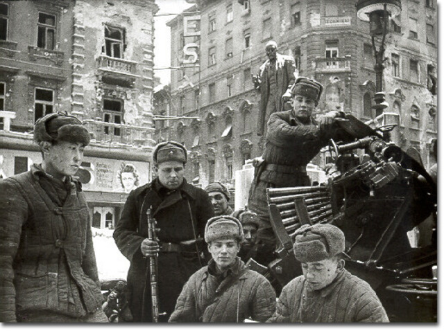 Soviet forces capture Budapest