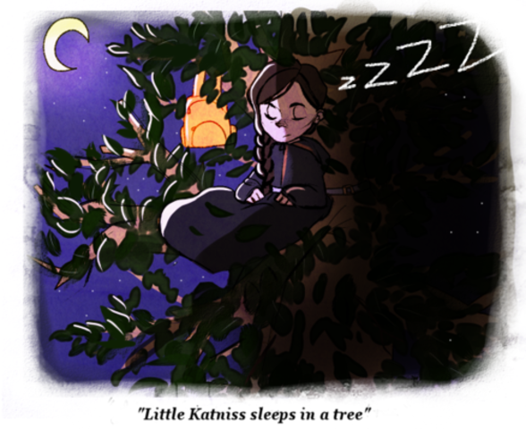 Katniss Finds a Spot to Camp- bb3951