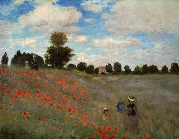 Coquelicots (Poppies, Near Argenteuil) by Claude Monet