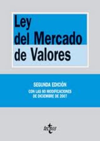 Ley del Mercado de valores vigente