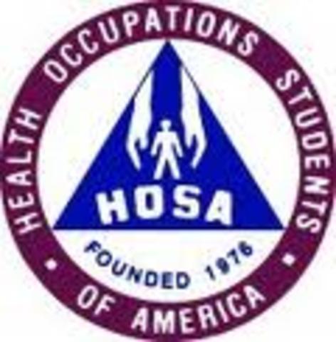Became a member of HOSA