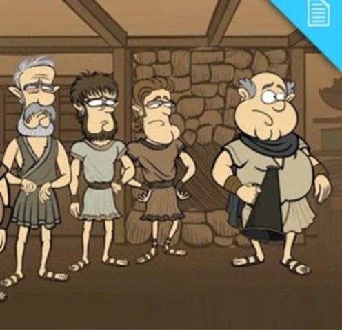 A bunch of lower-class subjects plan a play.