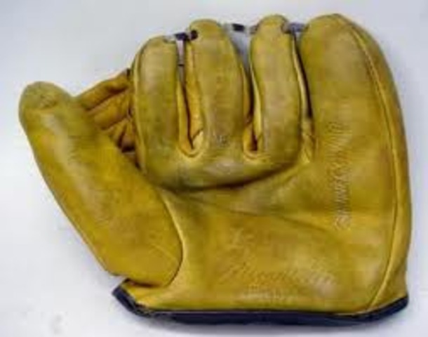 1950s baseball glove