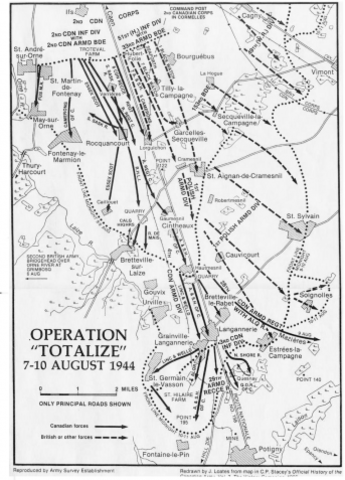 Canadian Troops Enter Falaise, France