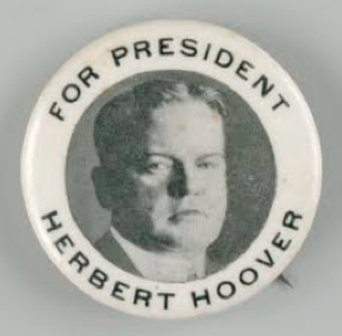 Herbert Hoover Wins Election