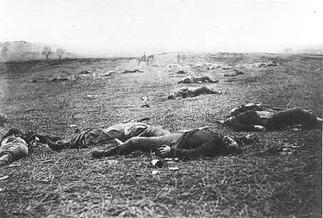 A Harvest of Death, Gettysburg, Pennsylvania, July 1863