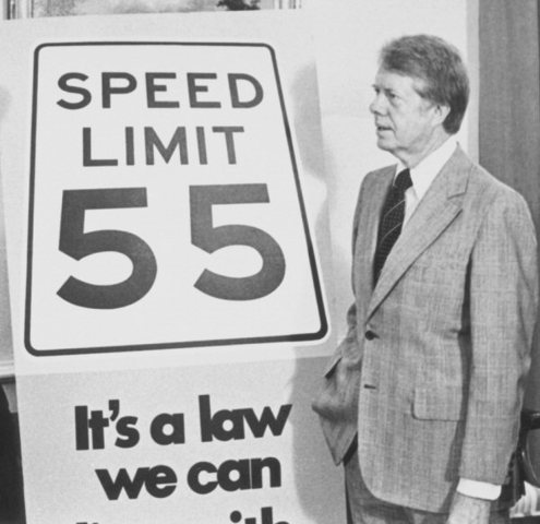 Speed Limit Changes to 55