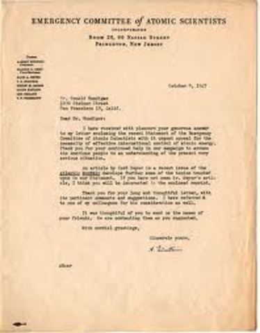 Letter to Roosevelt