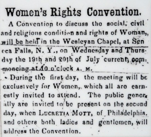 First Women's Rights Convention