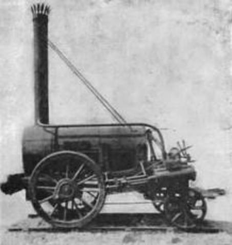 George Stephenson develops the Rocket, a working locomotive