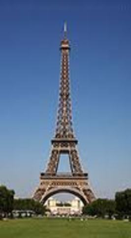 Eiffel Tower completed in France