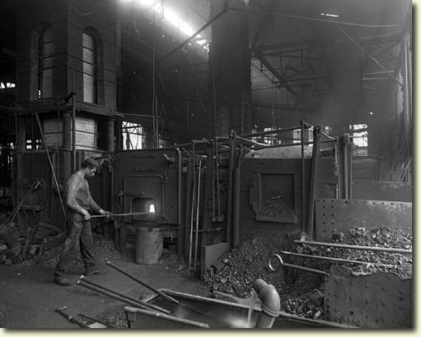 Henery Cort invents puddling to produce wrounght iron