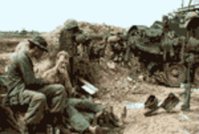 The first U.S. combat troops arrive in Vietnam.