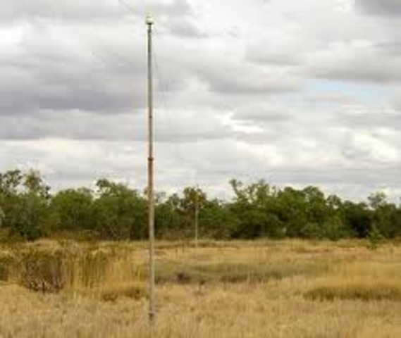 Overland telegraph connects Australia to Asia.