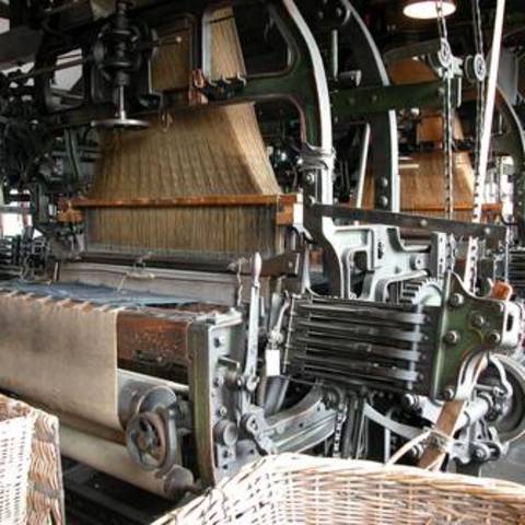 First textile factory built in the USA