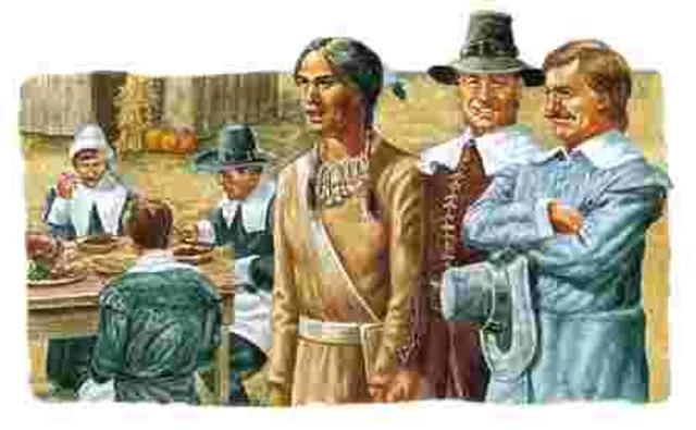 Tisquantum Greets the Mayflower