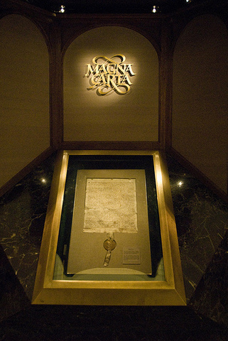 King John I signs the Magna Carta