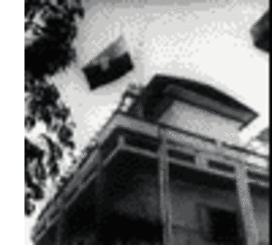 The North Vietnamese flag flies over Phouc Long