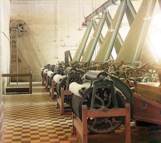 First textile factory built in the USA