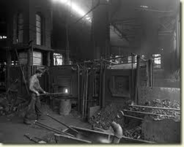 Henry Crot invents the puddling to produce wrought iron