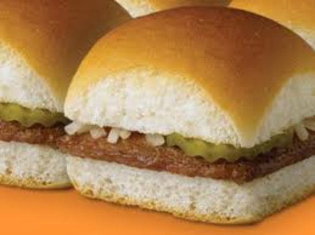 Modern hamburger sold for 5¢ ea.