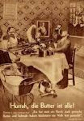 John Heartfield's "Hurrah, die Butter ist Alle!" Published