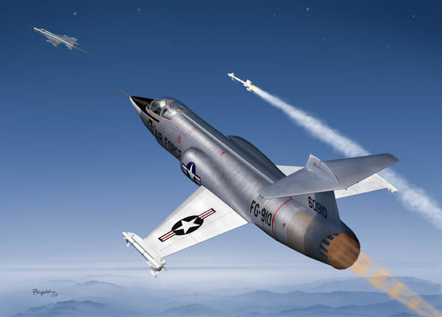 Lockheed F-104 Starfighter revolutionizes rocket powered aircraft