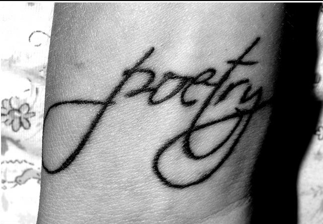 He started writing poetry