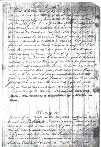 The Treaty Of Dancing, Rabbit Creek