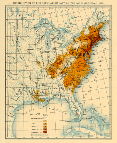Population Map, 1810