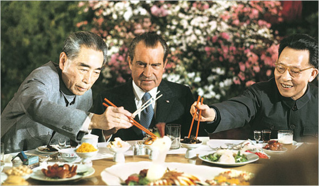 Nixon visits China